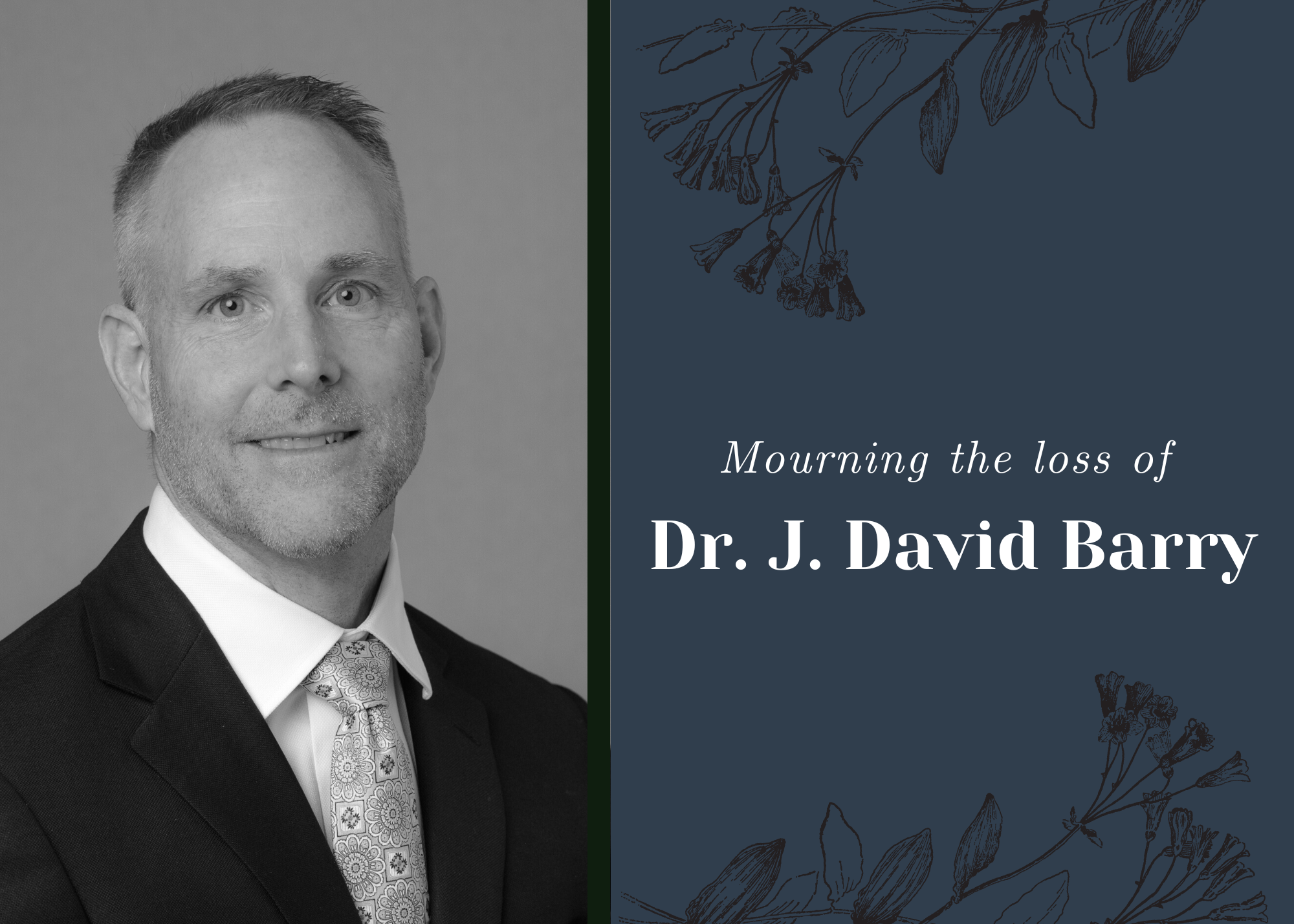Mourning J. David Barry, M.D.