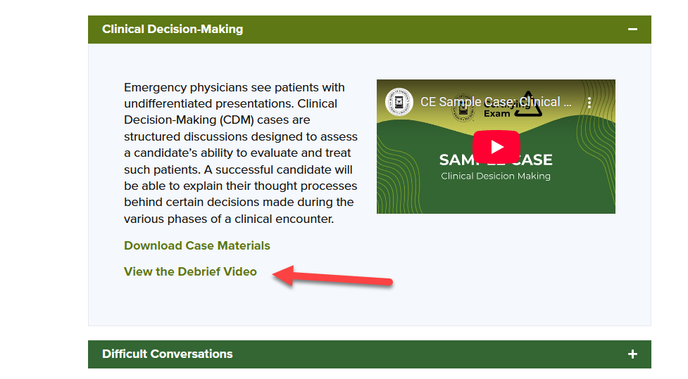 debrief videos
